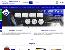 Tablet Screenshot of horpol.pl